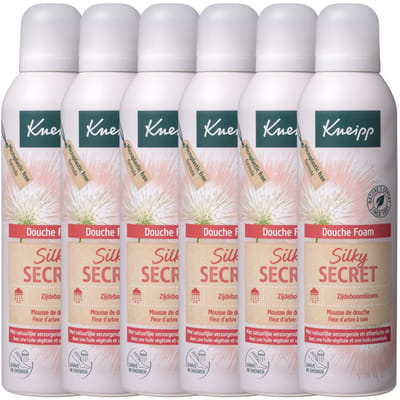 Kneipp Douche Foam Silky Secret - 6 x 200 ml - Voordeelverpakking