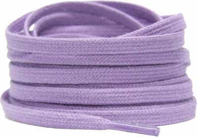 Platte katoenen veters 6mm Lila 120cm - sneakers