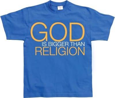 Hybris God Is Bigger Than Religion -T-shirt SH-1-15025-LFH2-2