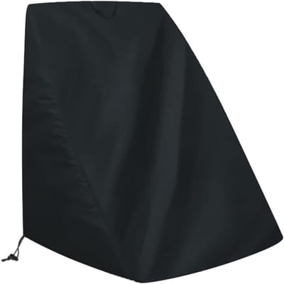 Tuinslanghaspel Beschermhoes - Slanghaspel Cover - Haspel Beschermen - Dubbel Verdikt Oxford Doek - 66x63x88cm - Zwart/Grijs