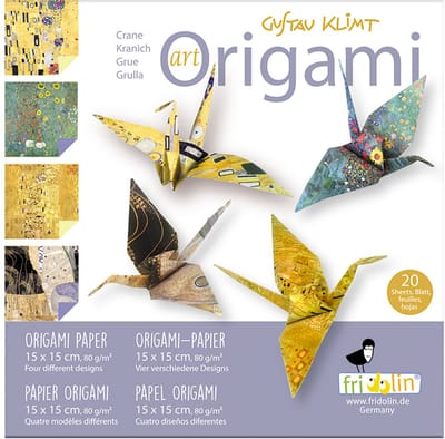 Fridolin origami papier set Gustav Klimt 20 vellen creatief speelgoed.