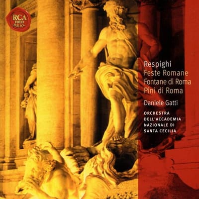 CD RESPIGHI, ORCHESTRA VAN DE NATIONALE ACADEMIE - Feste Romane / Fontane Di Roma / Pi 82876608692 RCA Red Seal 2004 VS Klassiek Gebruikt yellow