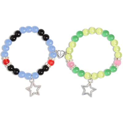 Bracelets d'amitié araignée Bracelets assortis pour Couple meilleurs amis Bracelets araignée bijoux d'anniversaire cadeaux pour femmes filles white