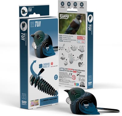EUGY 3D Puzzel - Tui - Vogels - Duurzaam - Verzamel Ze Allemaal - 6 Jaar