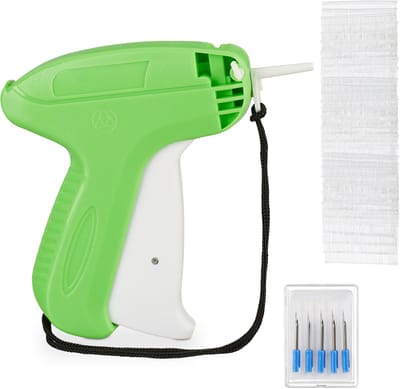 textieltang - prijstang - met 5 reservenaalden - 5000 riddersporen - groen