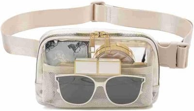 Transparante Fanny Pack - Instelbare Riemen voor Sport, Reizen & Evenementen