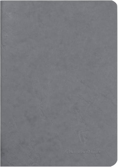 Clairefontaine - Notitieboek - A5 - Blanco - Grijs