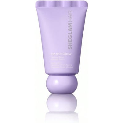 On the Glow 1-Minute Revive Rich Hair Cream - 25 g, Haarmasker, Vochtinbrengende Leave-In Conditioner, Leave-in Crème, 72 uur pluisvrije werking, Diepe Voeding, Multifunctionele Bescherming voor Beschadigd of Pluizig Haar