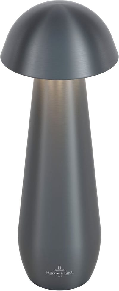 Villeroy & Boch tafellamp MODENA | 21 cm| Grafiet | op accu