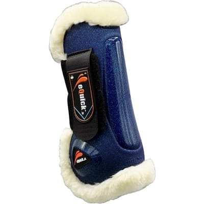Open front laarzen voor paarden met bont eQuick eLight Sky Full Of Stars Fluffy