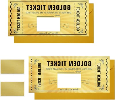 Set van 2 Cadeaukaarten voor Verjaardag - Gouden Kaart als Perfect Verjaardagscadeau - Creatieve Ideeën voor Vriendin en Echtgenote