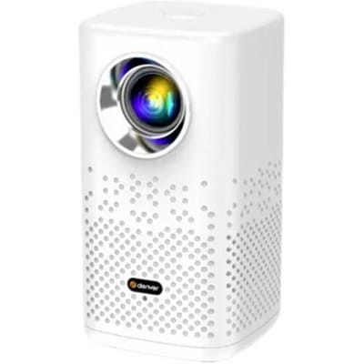Denver PR-4700 Beamer LCD 150 ANSI-lumen 2560 x 1440 WQHD Mini-beamer, Short throw, Werkt op accu, Geïntegreerde luidspreker, Met afstandsbediening