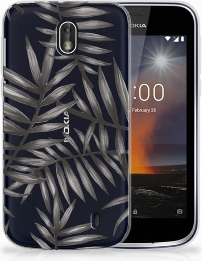 Nokia 1 TPU Case Leaves Grey