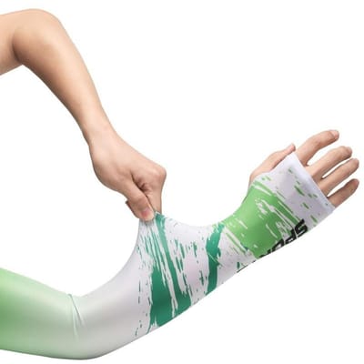 Manches glacées d'été hommes et femmes protection solaire fines anti-UV manches en soie glacée respirantes extérieur équitation conduite protection basket-ball XXL