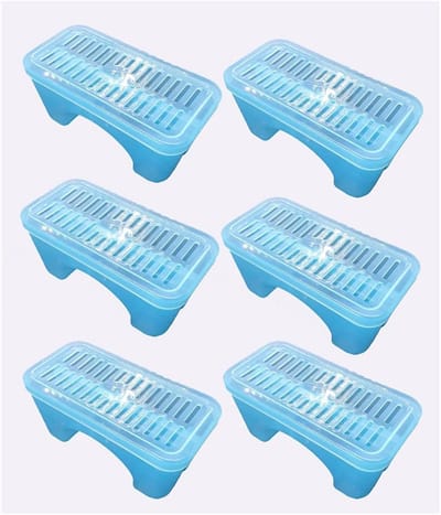 Luchtbevochtiger Box - Radiator Vernevelaar - Droge Lucht Bestrijden - Geen Elektriciteit Nodig - 115 cm - Blauw