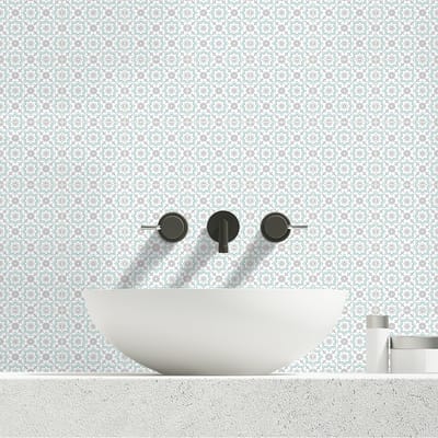 Zelfklevende tegelmuurstickers voor keuken en badkamer - 24 ROCIO Azulejo tegelstickers - 24 stickers 15x15cm