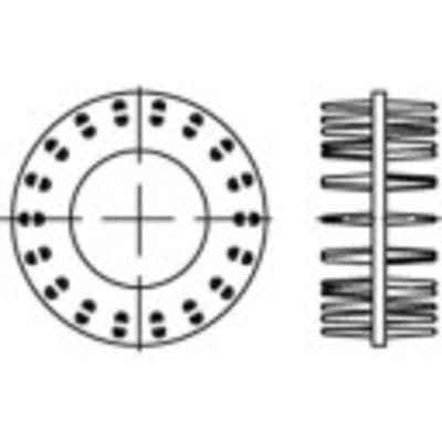 TOOLCRAFT Houten verbindingsstuk Kneedbaar 135716 50 stuk(s) (Ø) 115 mm