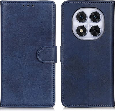 Coverup Hoesje - Geschikt voor Xiaomi Redmi Note 14 Pro 5G / Poco X7 Hoesje - Coverup Luxe Book Case - Blauw