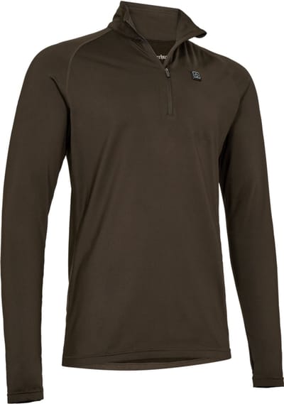Deerhunter Heat Game ½-Zip Ondershirt Outdoor Ondershirt Jacht Ondershirt Scandinavisch Ondershirt Lange Mouwen Ondershirt Maat -XS