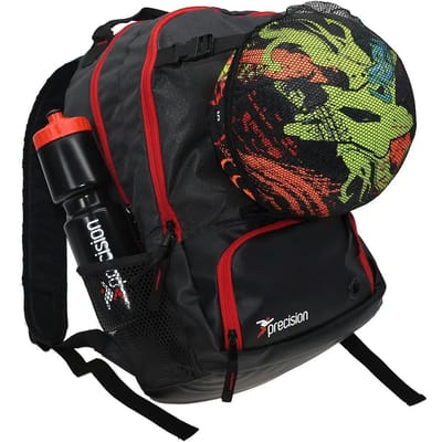 Precision Pro HX Rugzak met Balhouder Houtskool Zwart/Rood