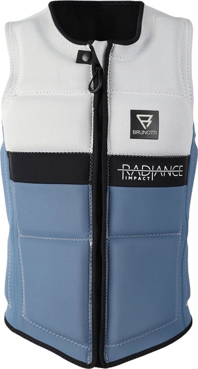 Brunotti Radiance Uni Wake Impact Vest - Impactvest voor Wakeboarden en Wingen - Full Padded Neopreen - Blue - XS