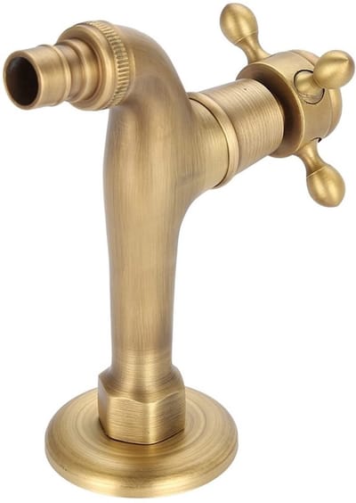 Allecto - Vintage Waterkraan - Wandmontage - Geschikt voor Wasmachine