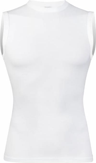Heren microfiber mouwloos shirt Young - Wit / M