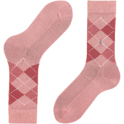 Burlington Whitby gedessineerd materiaal sokken dames veelkleurig - maat 36-41