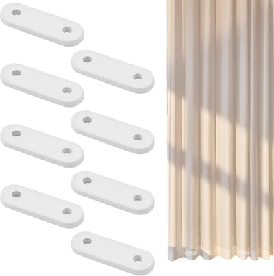 Loodgewichten voor Gordijnen - IJzeren Gewichtjes van 28g - Gordijn Loodjes - Vitrageloodjes / Loodstaafjes - Loodstaafjes voor Gordijnband en Douchegordijn - Met Witte Coating - Wit - 8 stuks