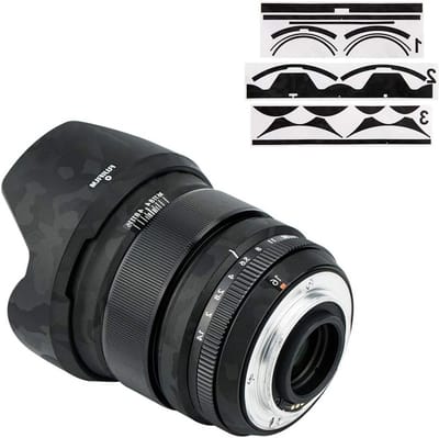 Anti-Scratch Lens Skin Sticker Cover voor 16mm f/1.4 R WR Lens - Beschermfolie, Camouflage en 3M Stickers voor Fotografie en Objectief Bescherming