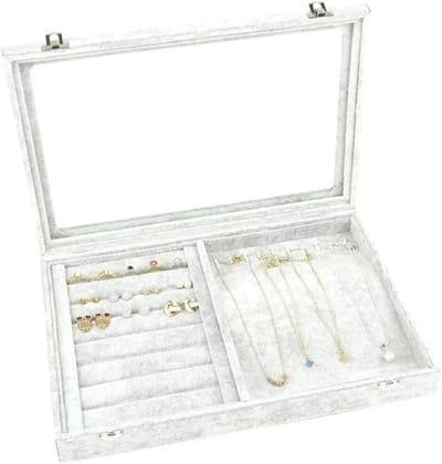 Sieradendoos Sieradendoosje 10 Verschillende Ontwerpen Helder Glazen Deksel Fluwelen Sieraden Organisator Doos Sieraden Showcase Voor Horloge Oorbellen Ringen. Juwelendoos Juwelendoosje (Color : I,