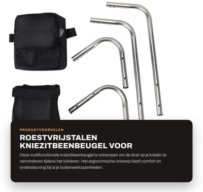 Dailygoods- Knieler Vermindert Kniebelasting - Tuinknieler - Ergonomisch Ontwerp - Veelzijdig Gebruik - Ruimtebesparend - Vermoeidheidsreducerend - Tuinkniestoel