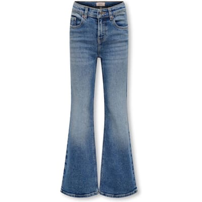 ONLY KOGJUICY LIFE FLARED DNM CRO557 NOOS Meisjes Jeans - Medium Blue Denim