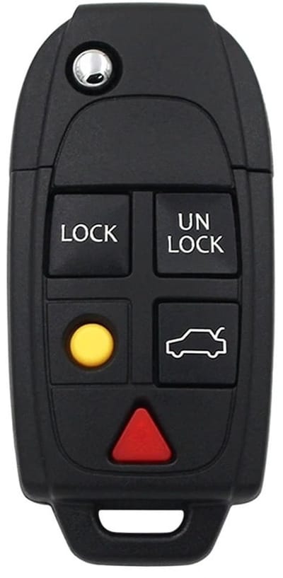 XEOD 5 knops autosleutel - Complete sleutel - Met electronica - Geschikt voor Volvo - LQNP2T-APU - 433MHZ -1 stuks