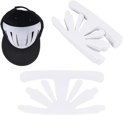 24 Stuks Baseball Cap Inserts - Flexibele Plastic Hoedondersteuning voor Optimale Vorm en Comfort, Universele Binnenvoering voor Caps