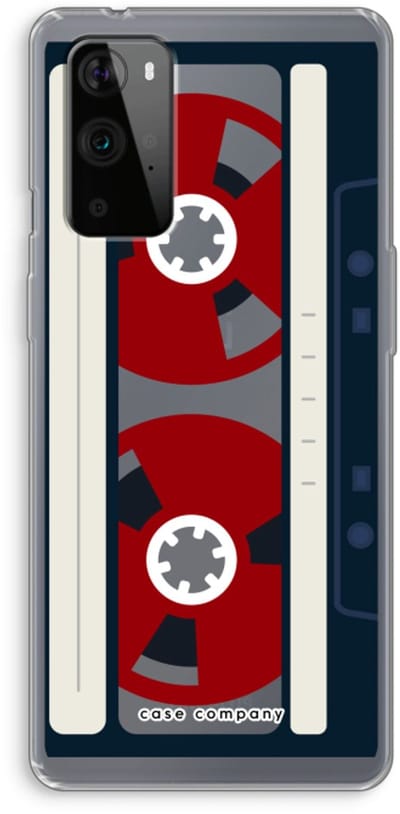 Case Company® - Hoesje geschikt voor OnePlus 9 Pro hoesje - Here's your tape - Soft Cover Telefoonhoesje - Bescherming aan alle Kanten en Schermrand