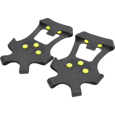 1 paire de crampons antidérapants universels à 10 dents pour chaussures de randonnée M:36-38 black