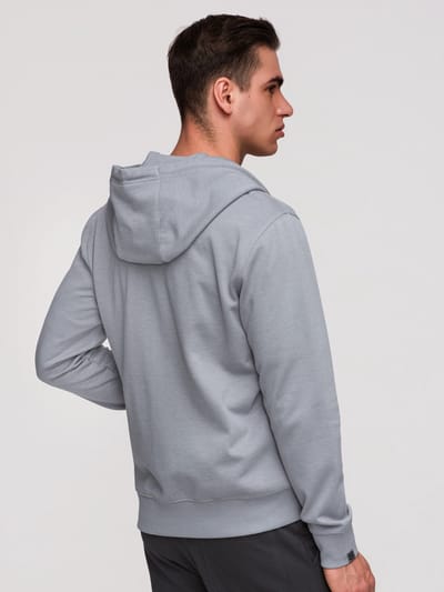 OMBRE Sweater - Regular Fit - Katoen - Lange Mouw Grijs S