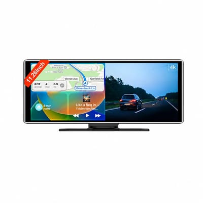 Sello! scherm voor auto – navigatiesysteem – 11,26 inch HD touchscreen – 4k DVR-opname – dubbele camera – FM – AUX – bluetooth
