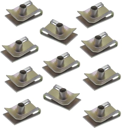 Dailygoods- Schoorsteen Clips 20 Stuks - M6 U-Clips - Bevestigingsclips Auto - Duurzaam Metaal - Stevige Fixatie - Corrosiebestendig