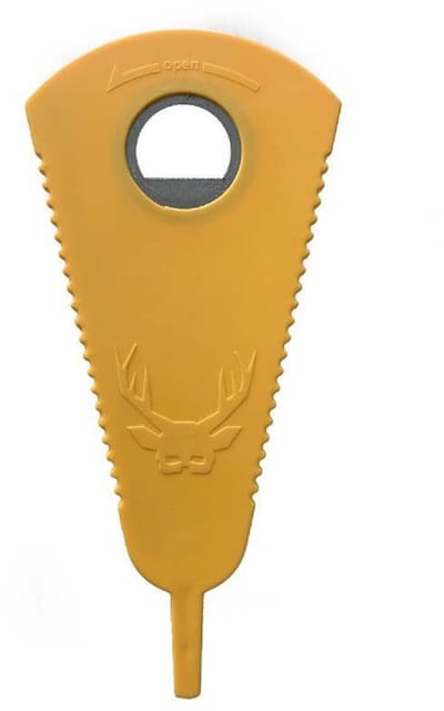 Dailygoods- Flesopener Antislip - Flesopener voor Ouderen - Flesopener Sleutelhanger - Flesopener Hout - Set van 2 Stuks - Doppenopener