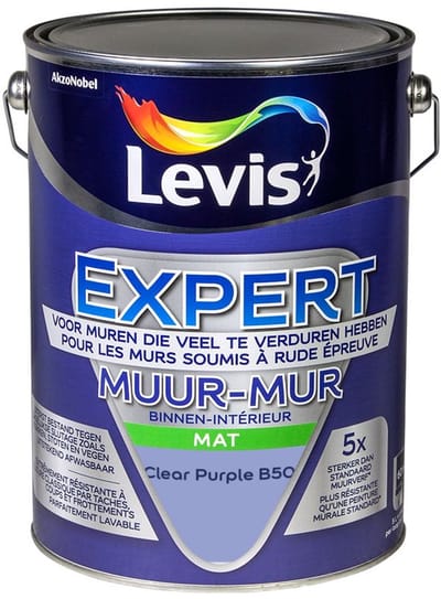 Levis - Expert Muur Binnen Mix - Clear Purple B50 - Mengverf - 5 L