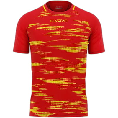 Sportshirt Givova Pixel Rood-geel Rood - L