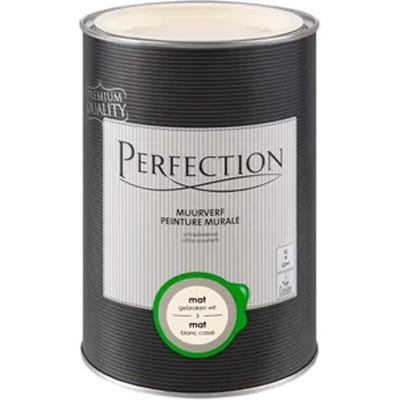 Perfection Ultradekkend Muurverf - Mat - Gebroken Wit - 1l
