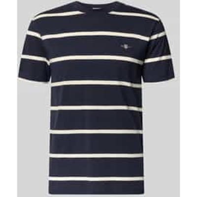 Regular Fit T-shirt met logo-stiksel