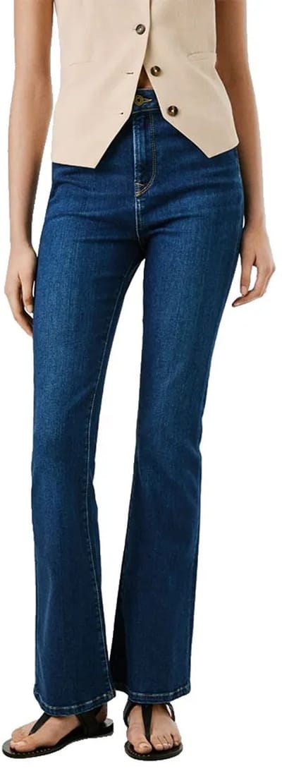 Pepe Jeans Dion Flare Hoogzittende Jeans Blauw 32 / 32 Vrouw