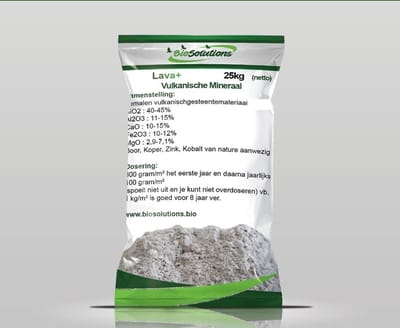 Lavameel - 25 kg - Bodemverbeteraar - Grondverbeteraar - Lava Meel - Bevat alle 60 mineralen