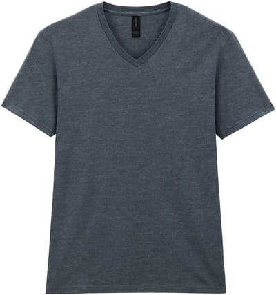 T-shirt met V-hals Gildan Softstyle