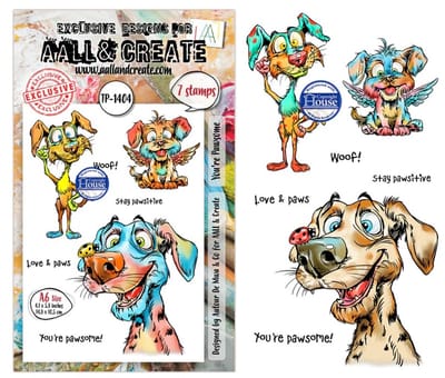 Aall & Create clearstamp A6 - You're pawsome