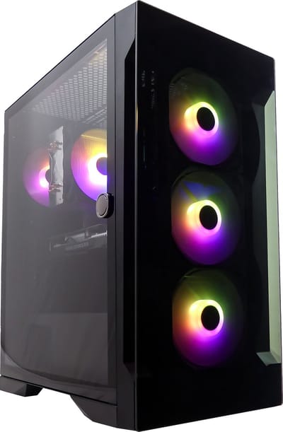 Intel i7 13700 ULTRA 16-Core Game PC / Gaming Computer - RTX 5070 12GB|32GB RAM|1TB M2.0 NVMe SSD - WIFI - Gamdias Talos E2 Elite